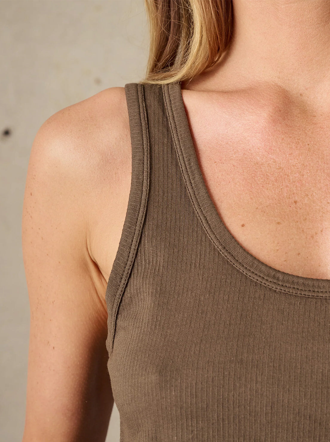 McTavish - Rib Singlet - Dark Green