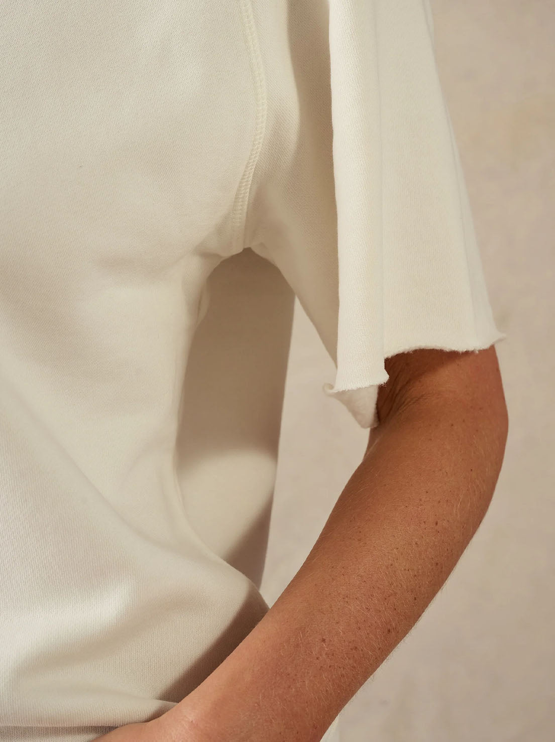 McTavish - Short Sleeve Fleece - Chalk