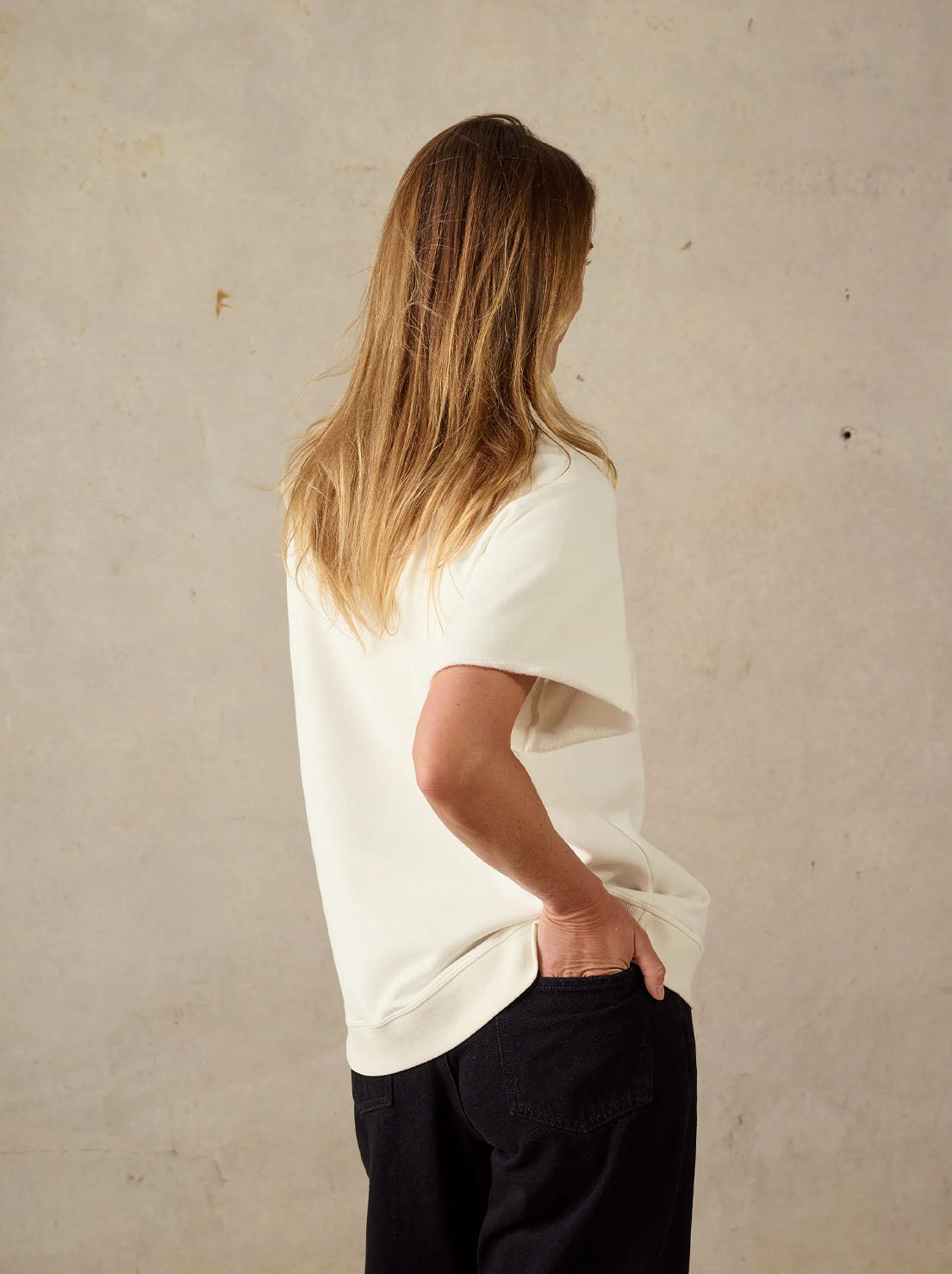 McTavish - Short Sleeve Fleece - Chalk