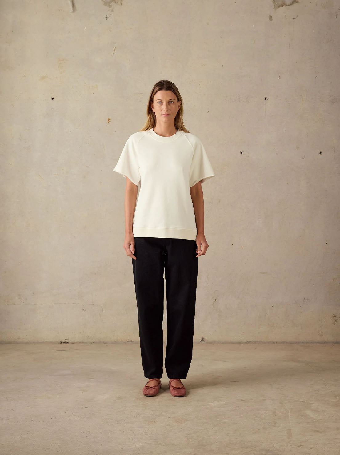 McTavish - Short Sleeve Fleece - Chalk