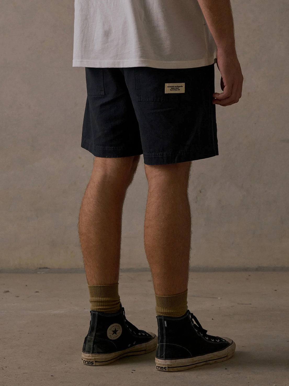 McTavish - Twill Shorts - Black