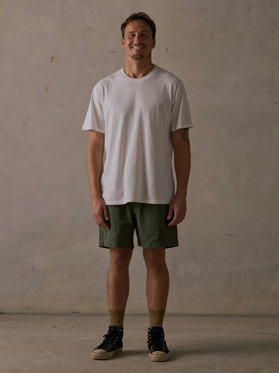 McTavish - Twill Shorts - Green