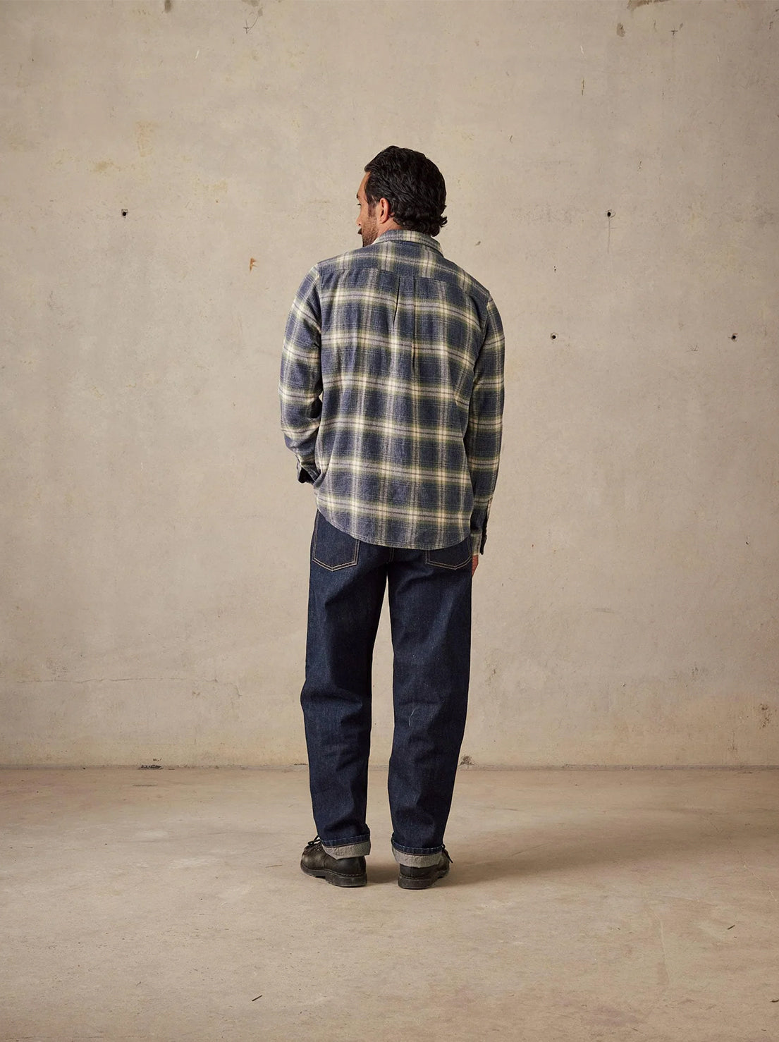 McTavish - Twin Pocket Flannel Shirt - Blue Multi