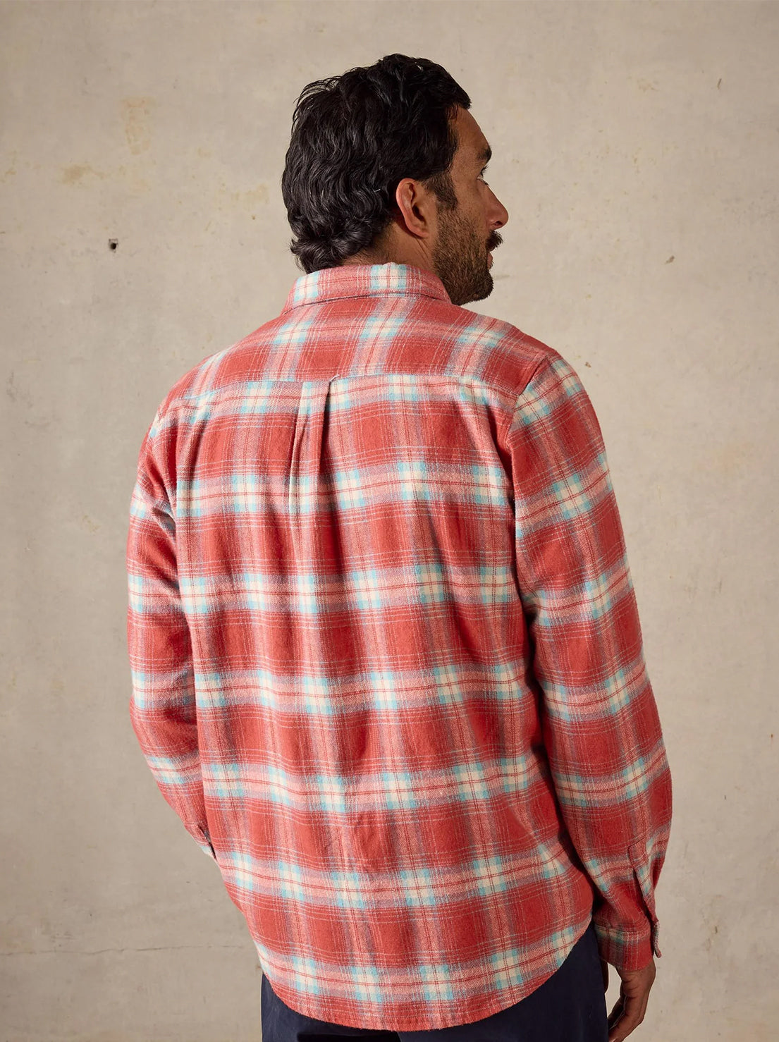McTavish - Twin Pocket Flannel Shirt - Red Multi