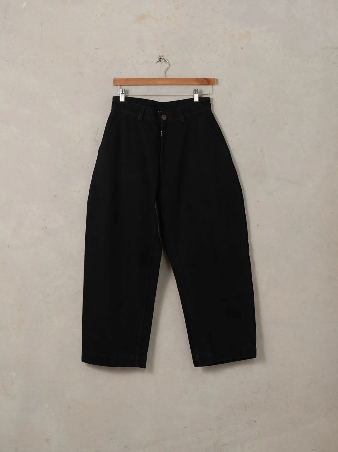 McTavish - Wide Denim Pant - Black