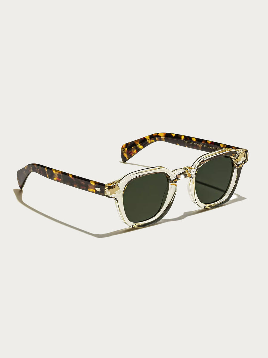 Moscot - Dolt Sunglasses - Flesh / Tortoise - G15 Lens - 46 (Reg) – Abicus