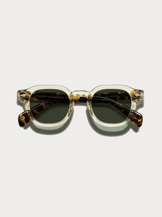 Moscot - Dolt Sun in Flesh / Tortoise 46 (Reg) - CR - 39 Polar G15 Lens