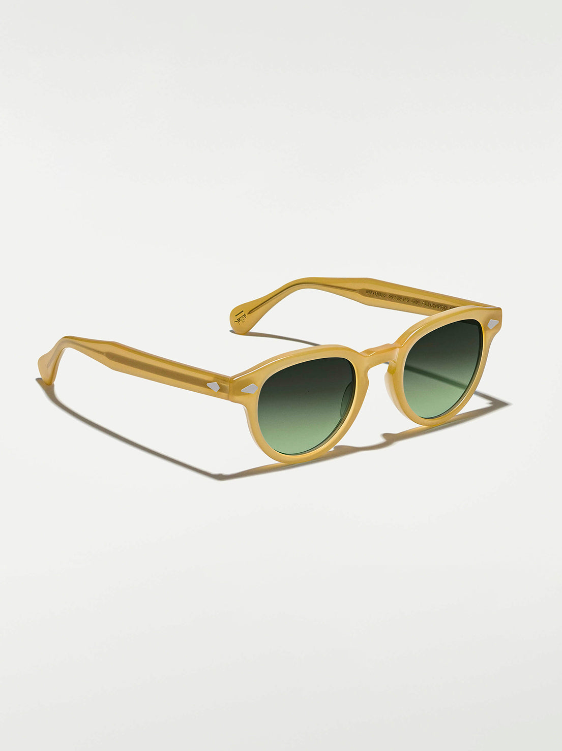 Moscot - Maydela Sunglasses in Goldenrod 49 (Wide) - Forest Wood Lens
