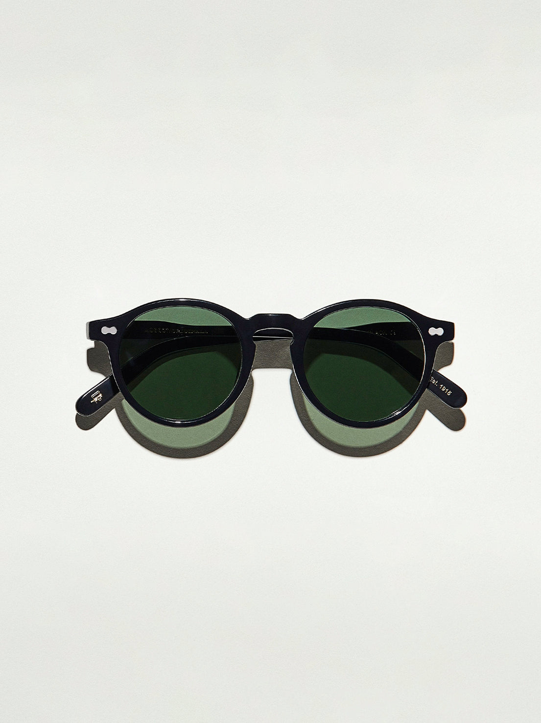 Moscot - Miltzen Sunglasses in Black 46 (Reg) - G15 Lens