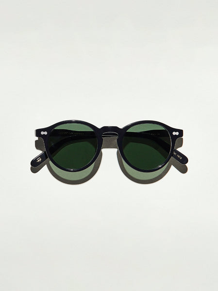 Moscot - Miltzen Sunglasses - Black - G15 Lens - 46 (Reg) – Abicus