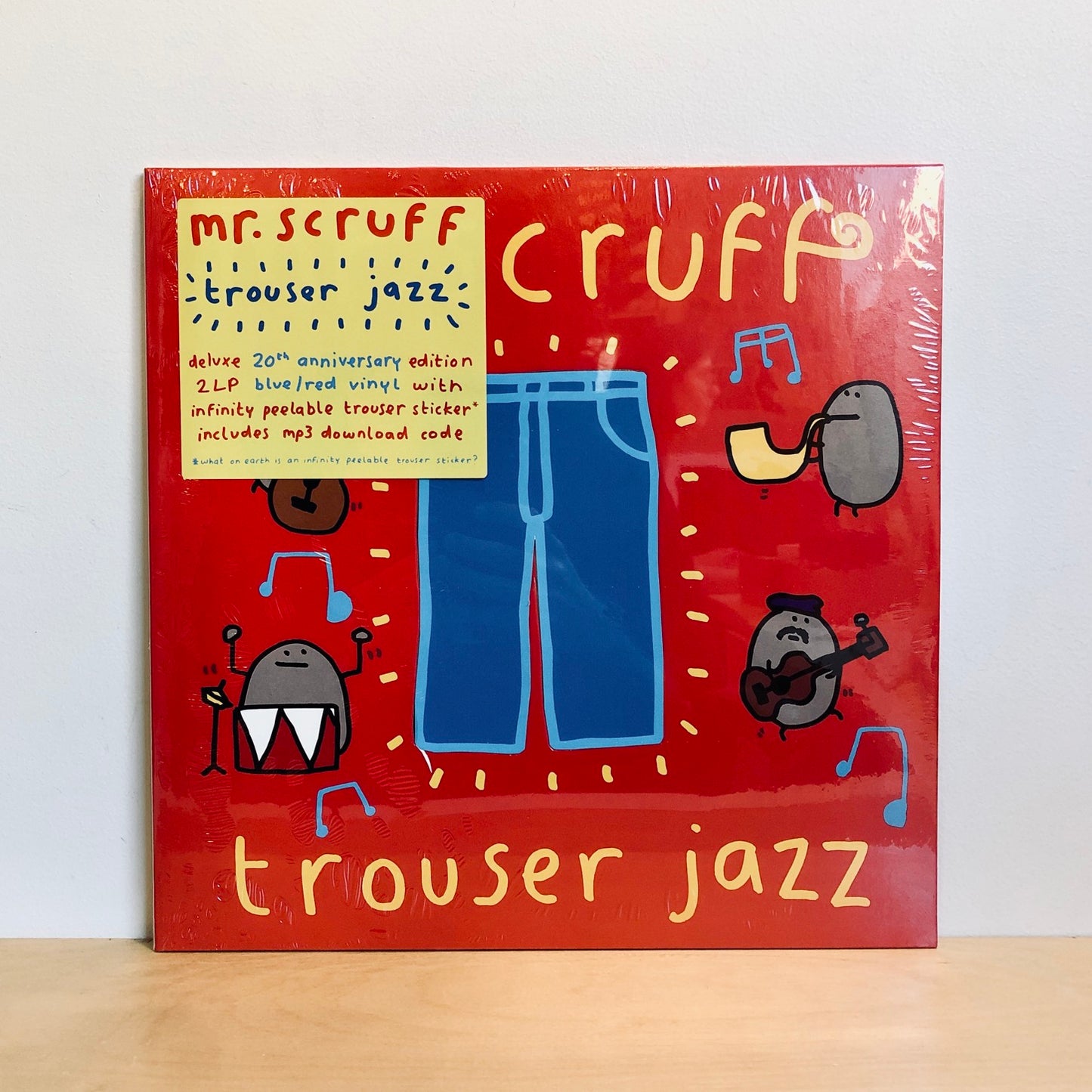 Mr Scruff - Trouser Jazz. 2LP [Deluxe 20th Anniversary Blue/Red Vinyl ...