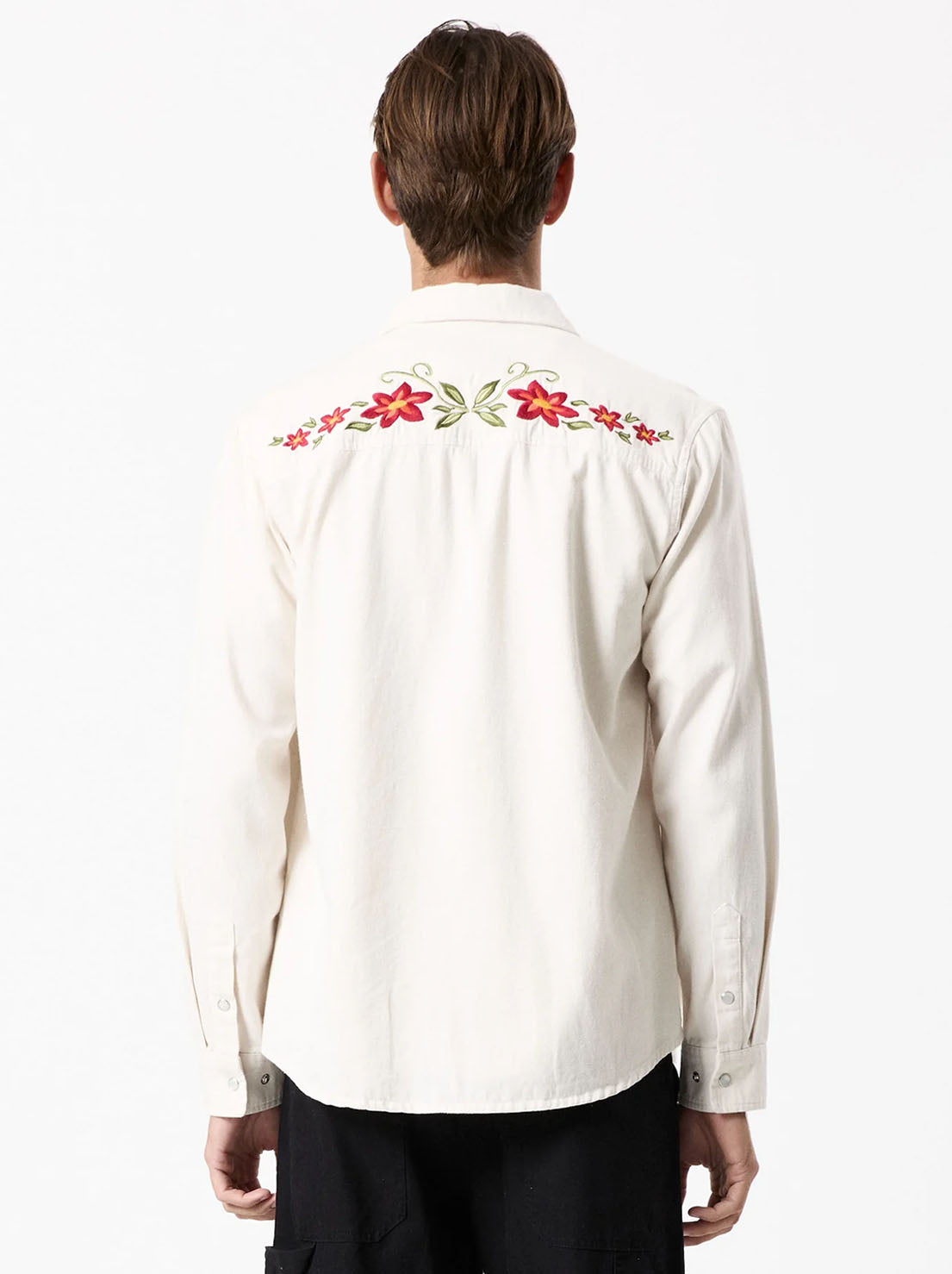 Mr Simple - Aster L/S Shirt - Vintage White