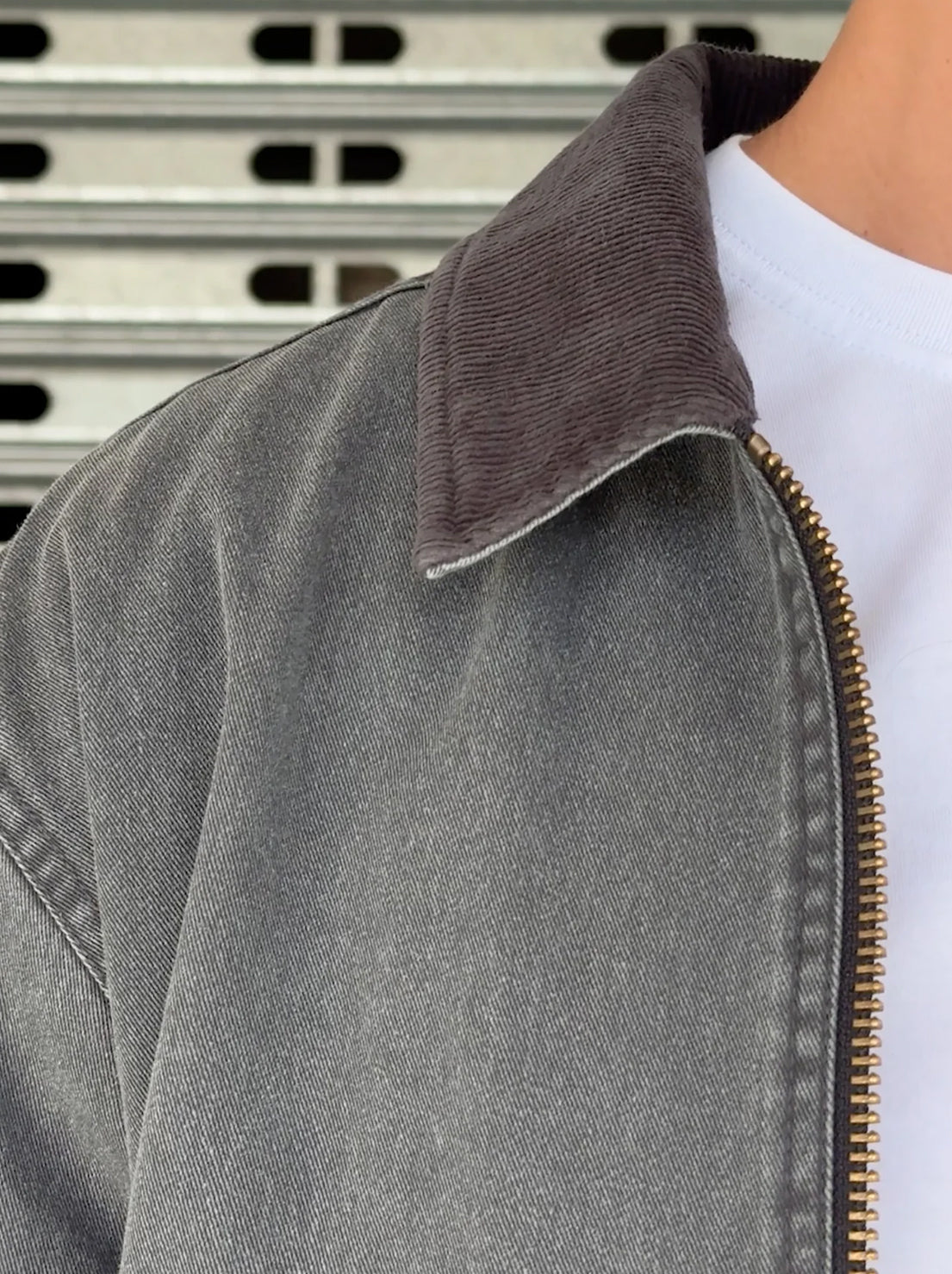 Mr Simple - Ben Vintage Garage Jacket - Vintage Black