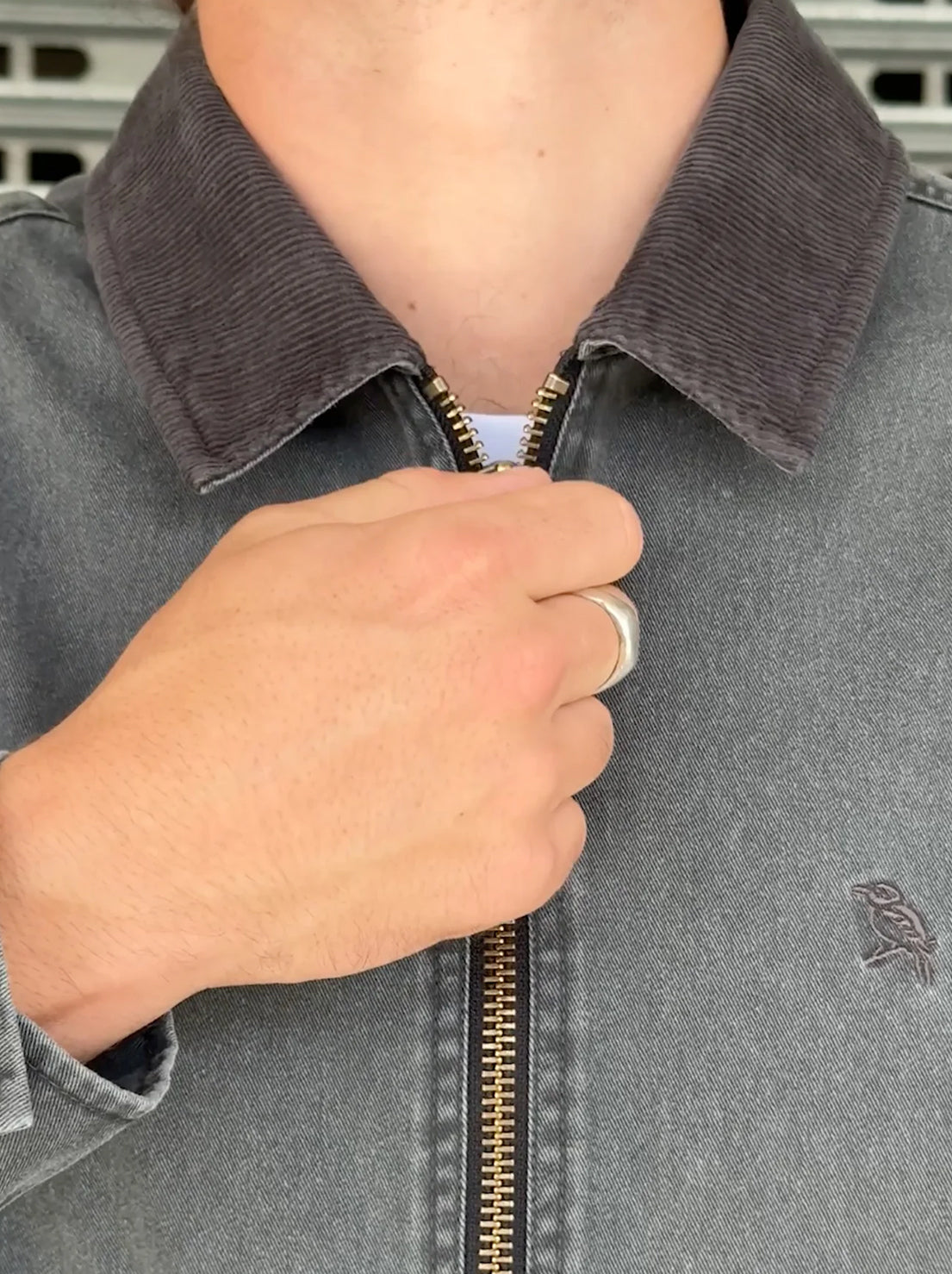 Mr Simple - Ben Vintage Garage Jacket - Vintage Black