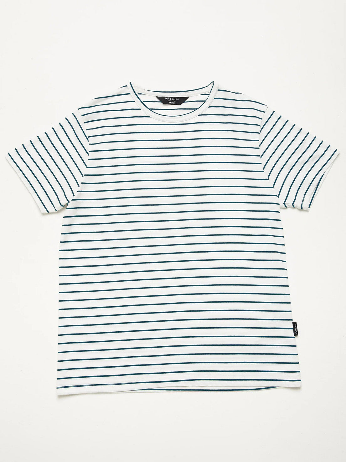 Mr Simple - Breton Stripe Tee - Navy/White Stripe