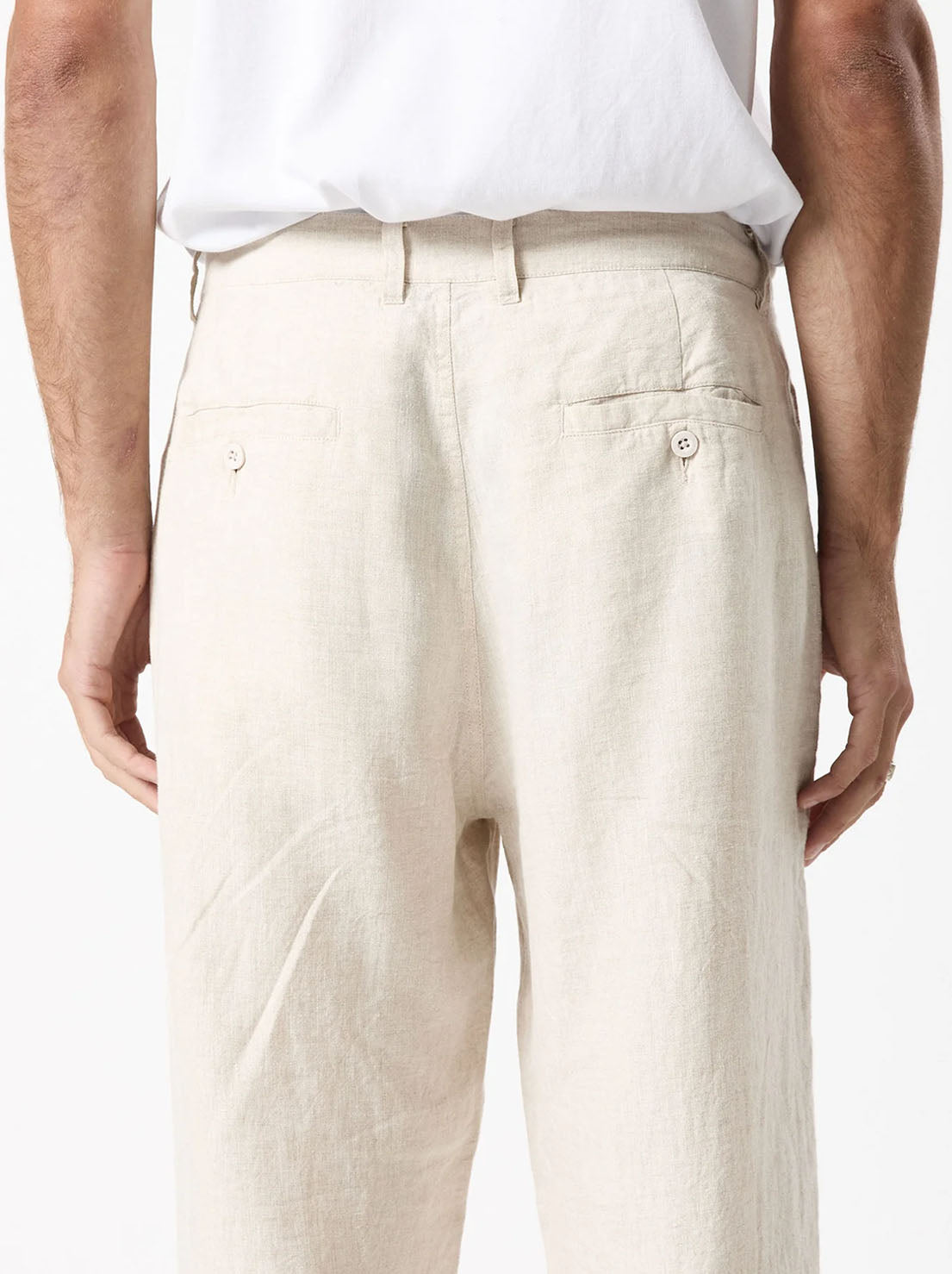 Mr Simple - Brooklyn Linen Pant - Natural