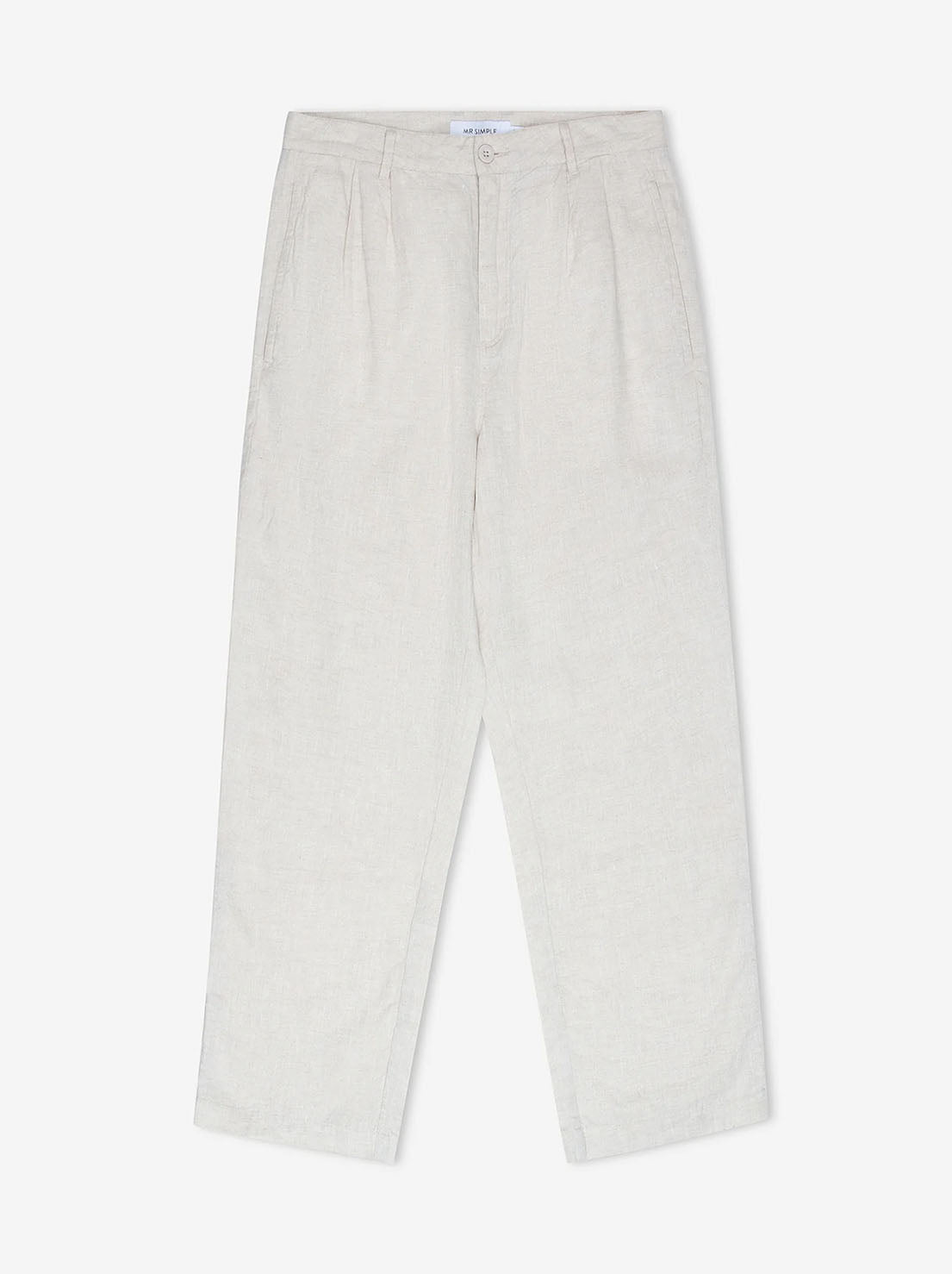 Mr Simple - Brooklyn Linen Pant - Natural