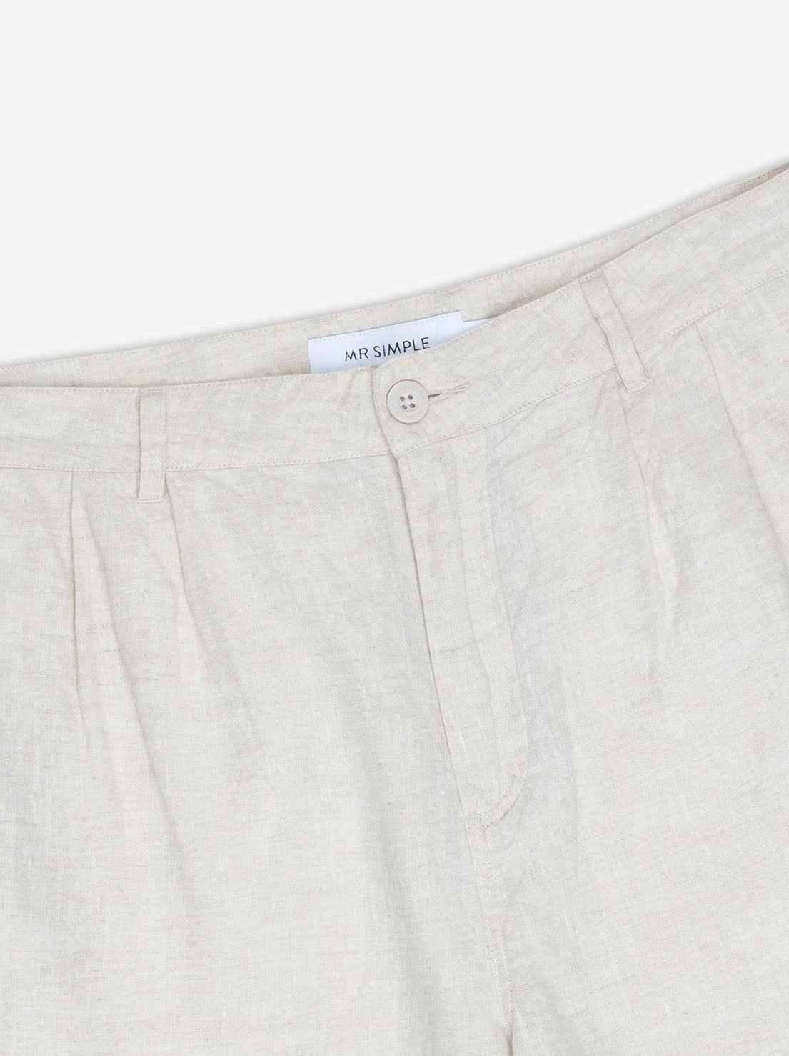 Mr Simple - Brooklyn Linen Pant - Natural