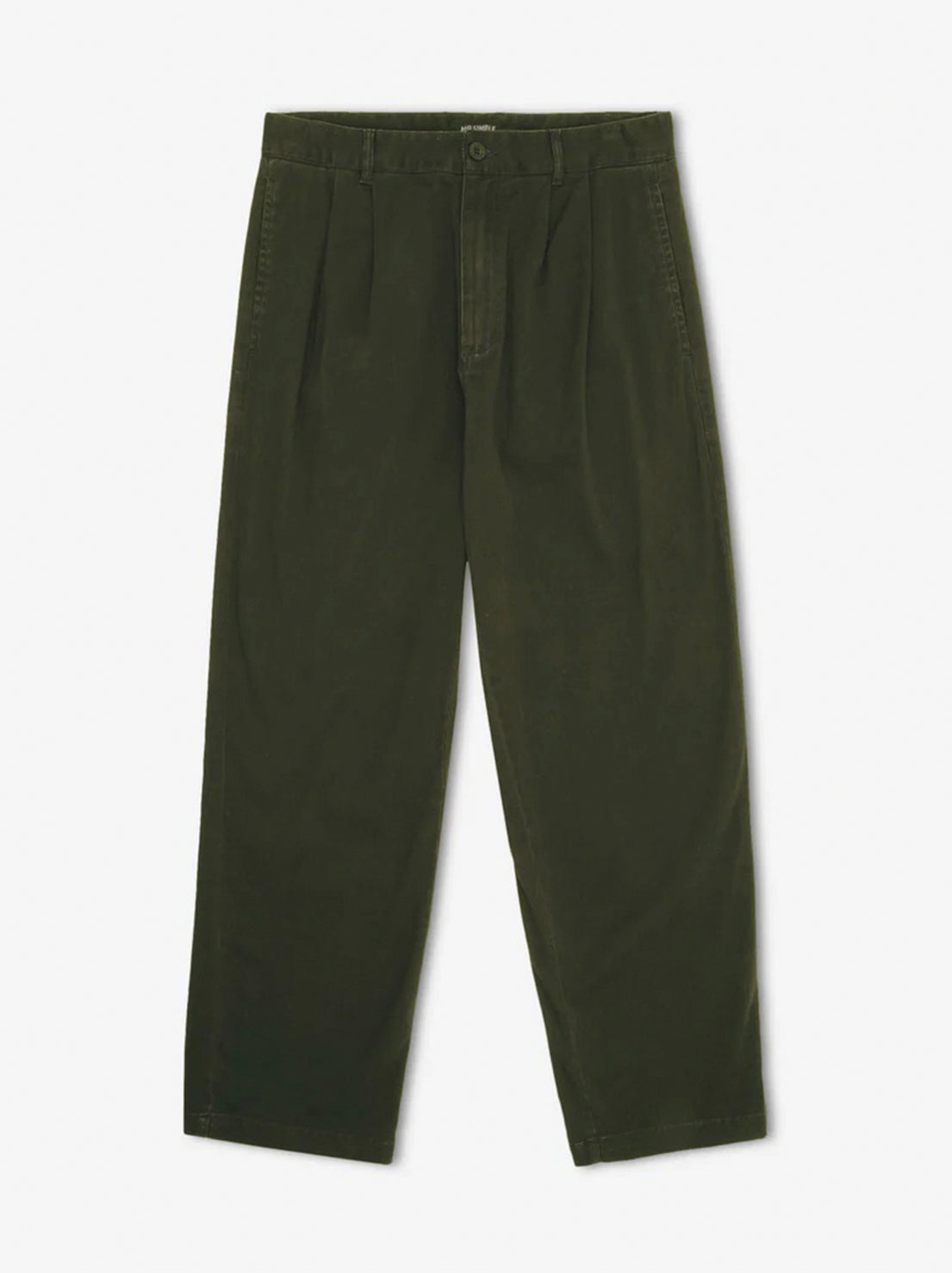 Mr Simple - Brooklyn Pleated Pant - Dark Green
