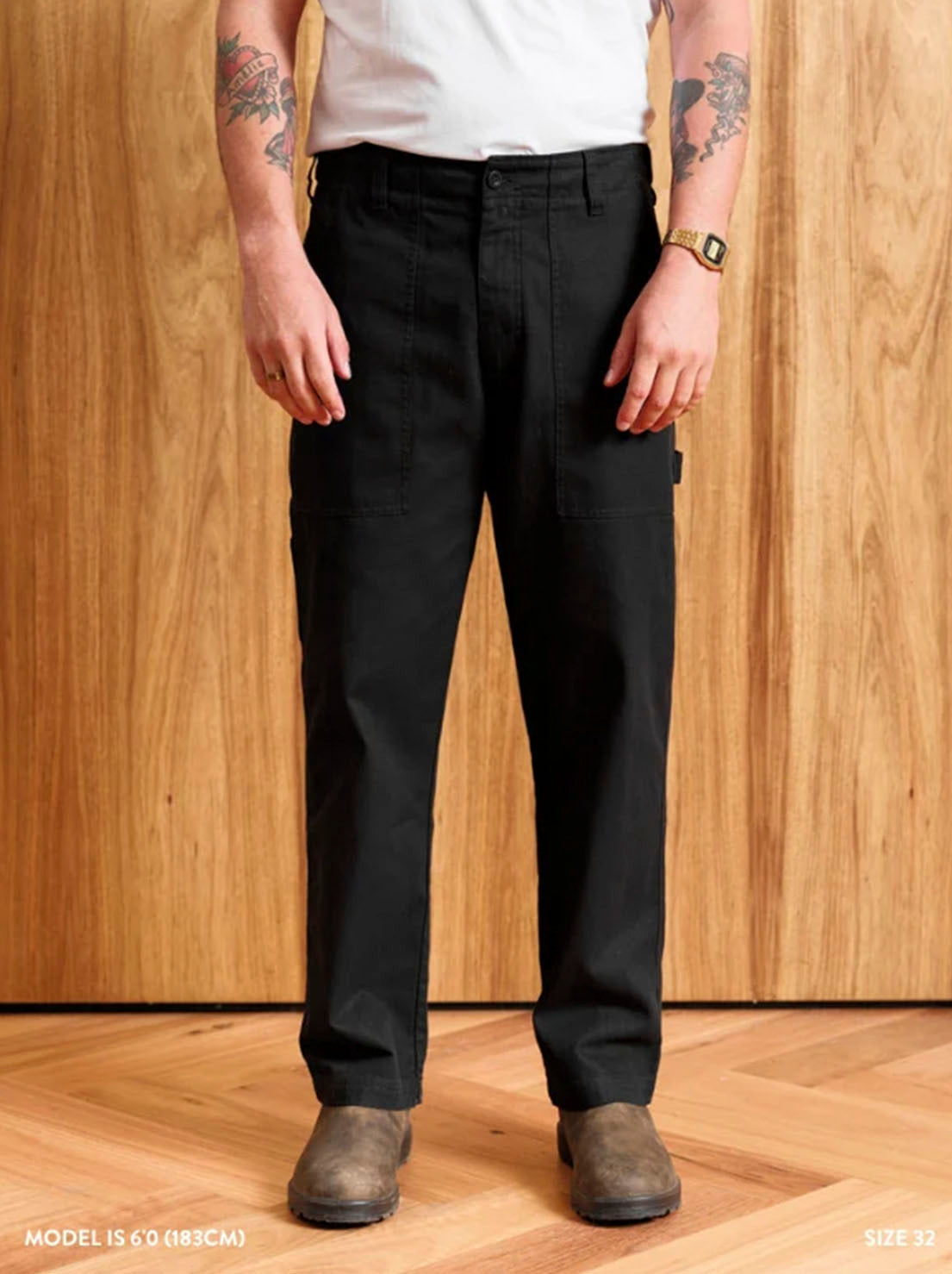 Mr Simple - Carpenter Pant - Vintage Black