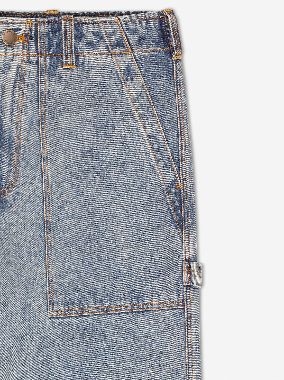 Mr Simple - Carpenter Pant - Vintage Blue Denim