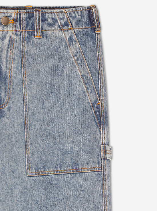 Mr Simple - Carpenter Pant - Vintage Blue Denim