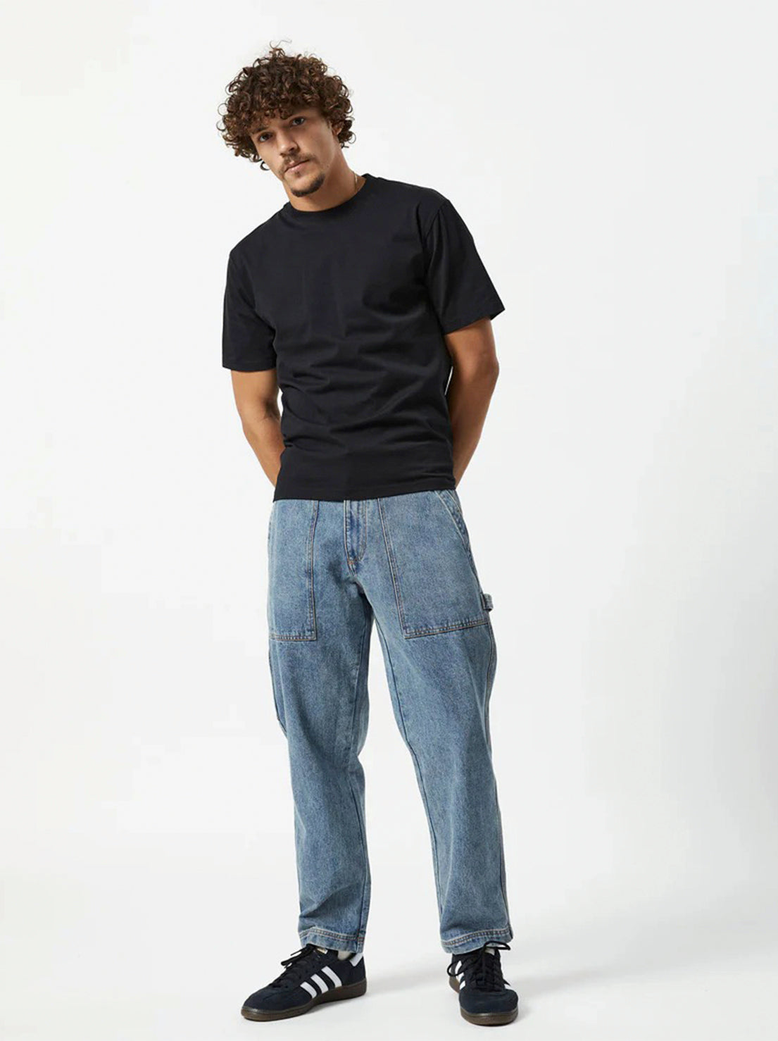 Mr Simple - Carpenter Pant - Vintage Blue Denim