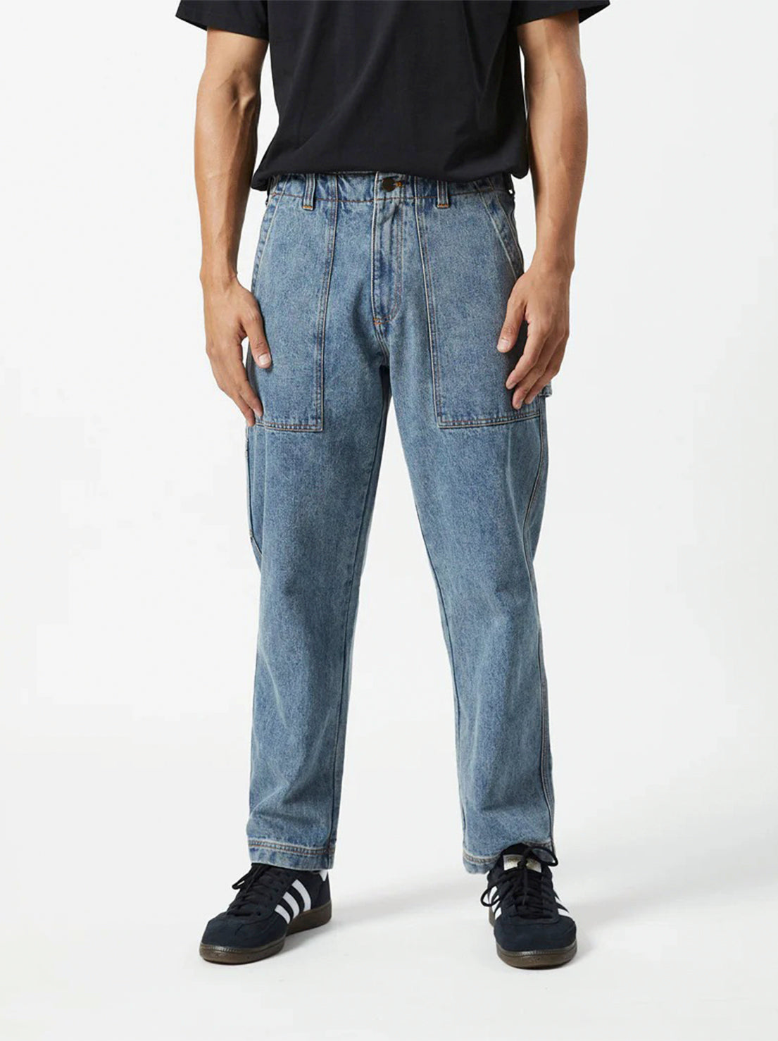 Mr Simple - Carpenter Pant - Vintage Blue Denim
