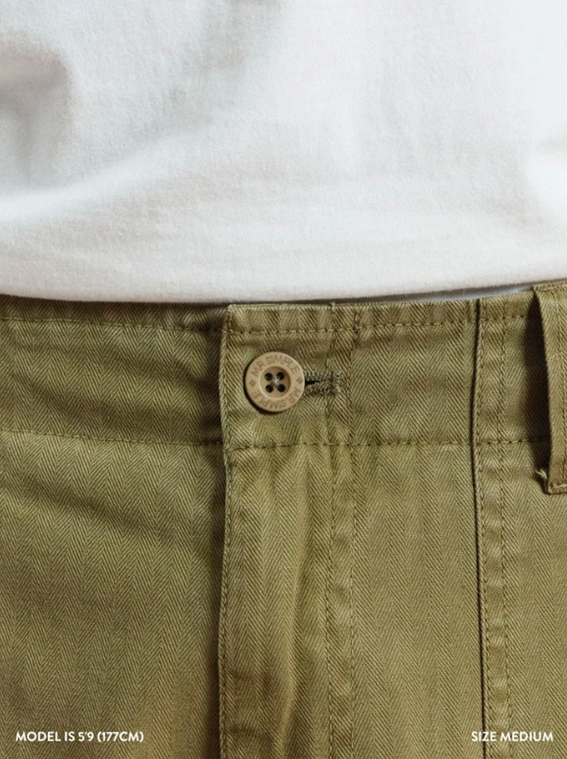 Mr Simple - Carpenter Walk Short - Vintage Army