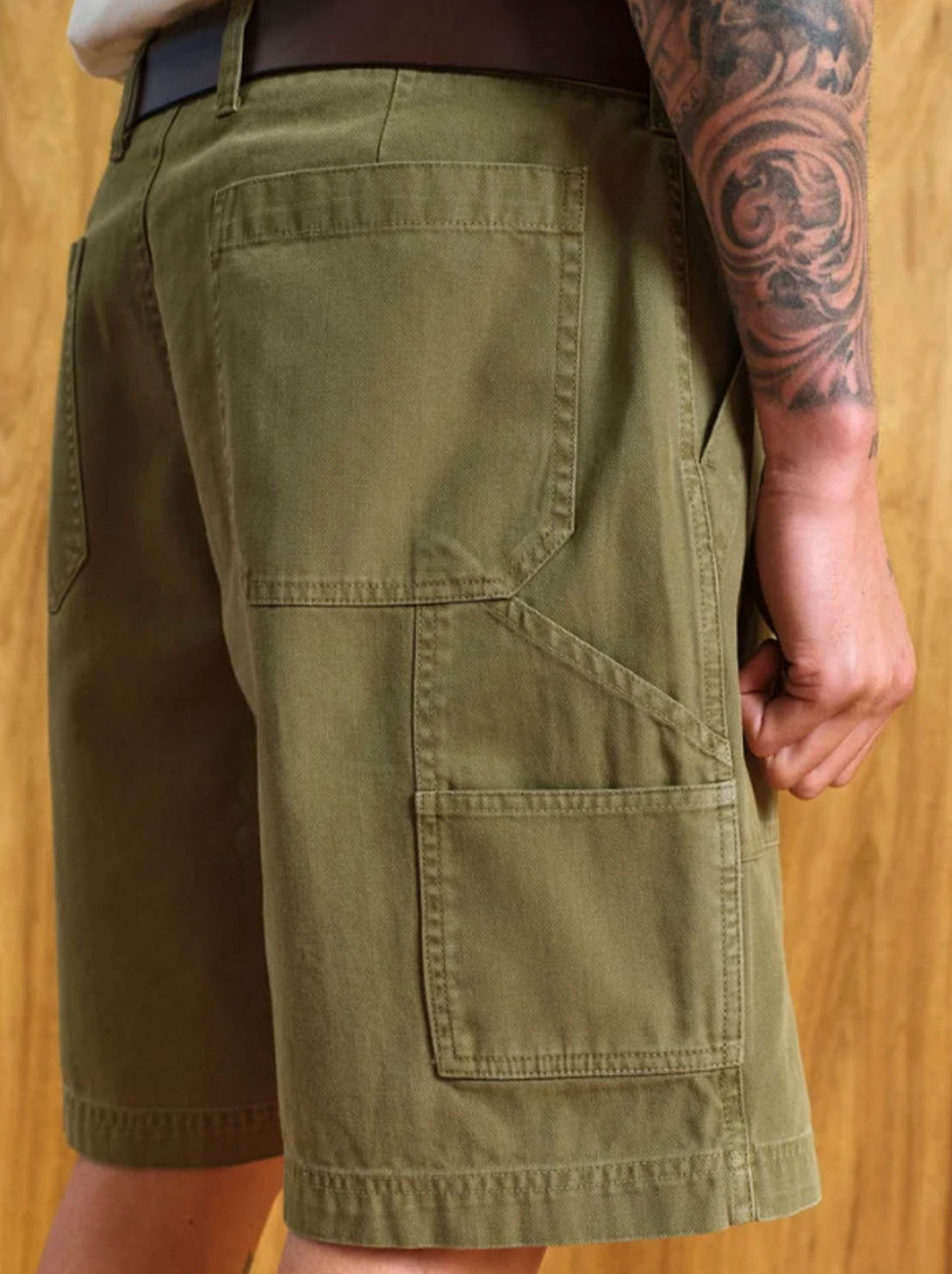 Mr Simple - Carpenter Walk Short - Vintage Army