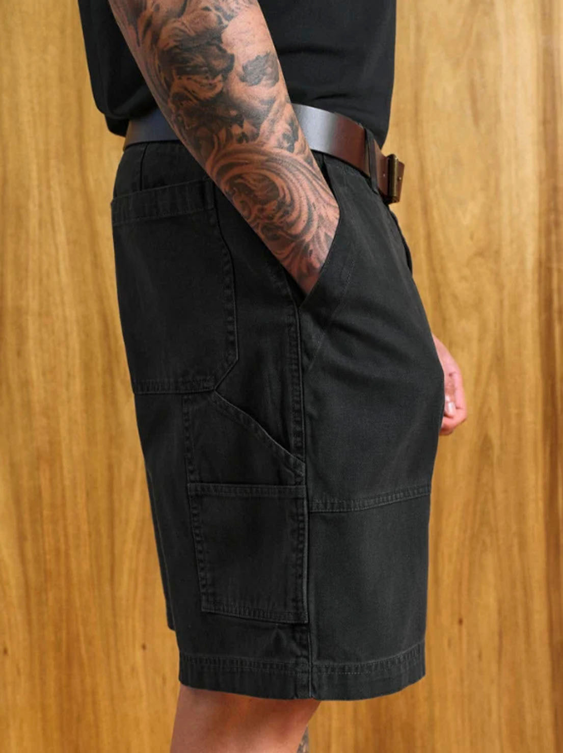 Mr Simple - Carpenter Walk Short - Vintage Black