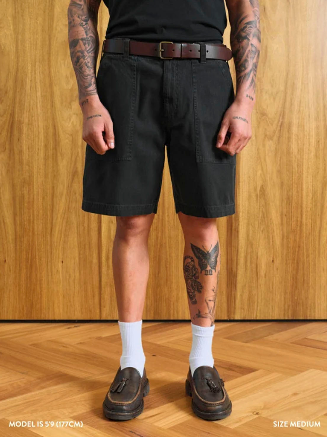 Mr Simple - Carpenter Walk Short - Vintage Black