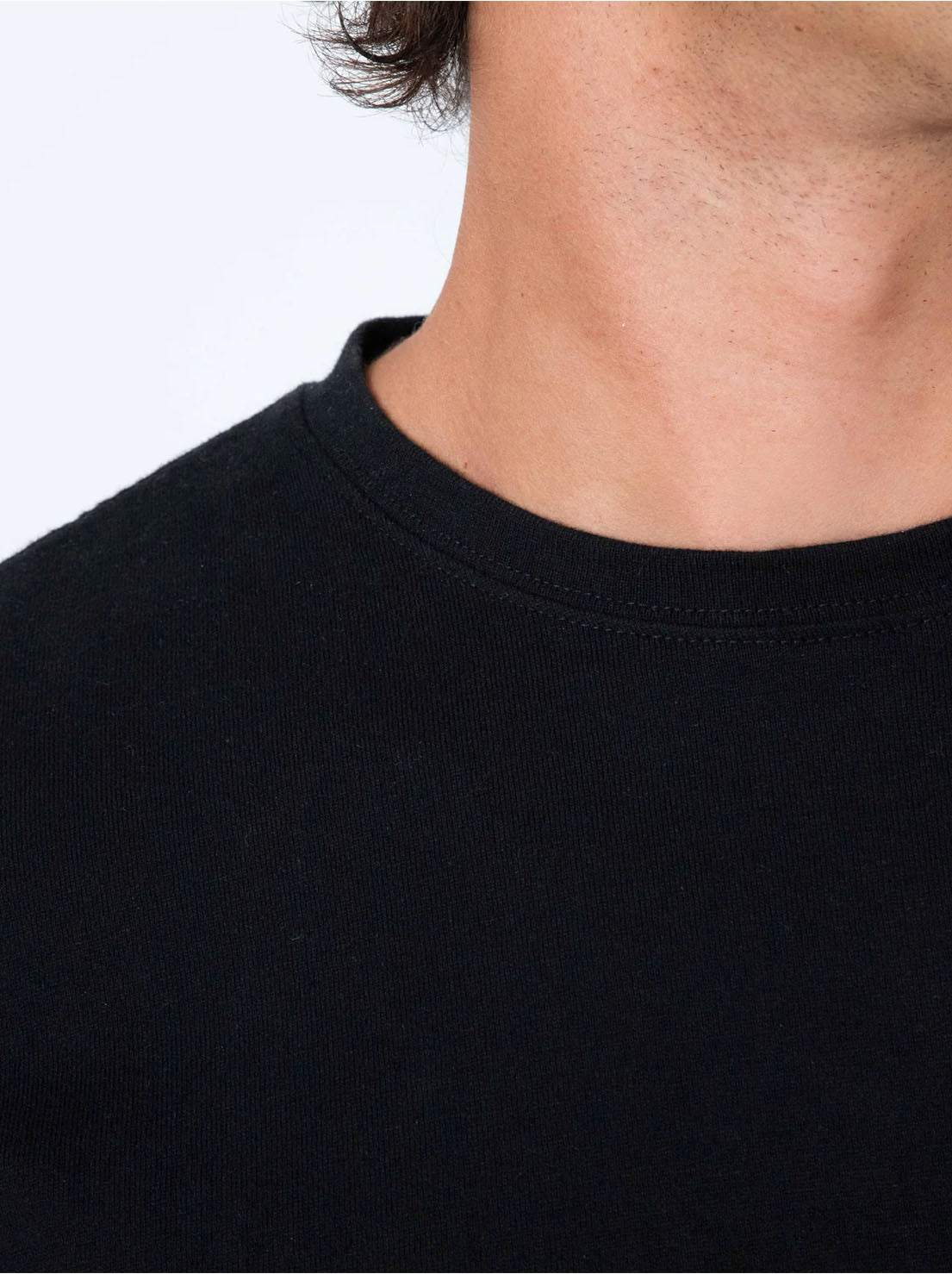 Mr Simple - Cashmere Reginald Short Sleeve Tee - Black