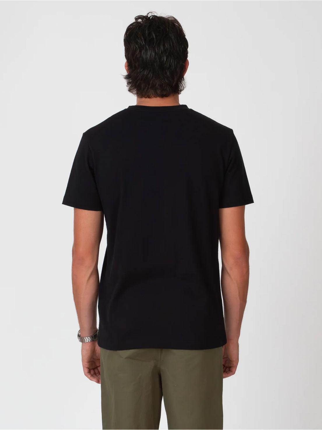 Mr Simple - Cashmere Reginald Short Sleeve Tee - Black