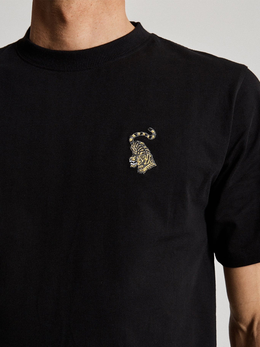 Mr Simple - Chapman Tiger Tee - Black
