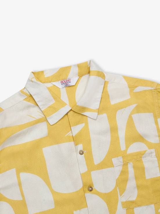 Mr Simple - Cuban Bowler Shirt - Sunburst