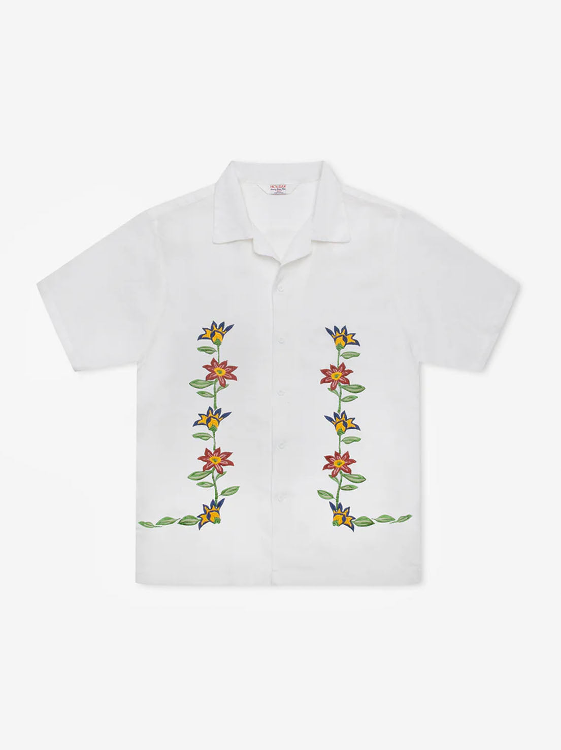 Mr Simple - Dahlia Short Sleeve Shirt - Vintage White