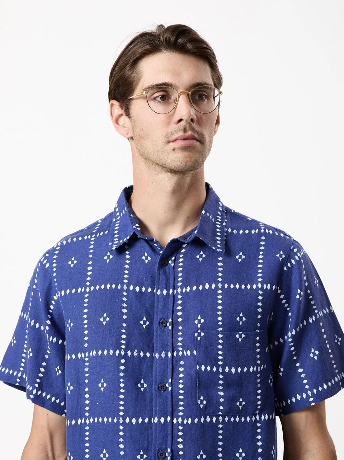 Mr Simple - Earl Short Sleeve Shirt - Shibuya