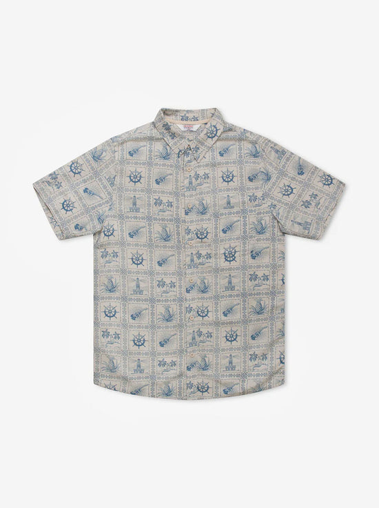 Mr Simple - Earl Short Sleeve Shirt - Tallows