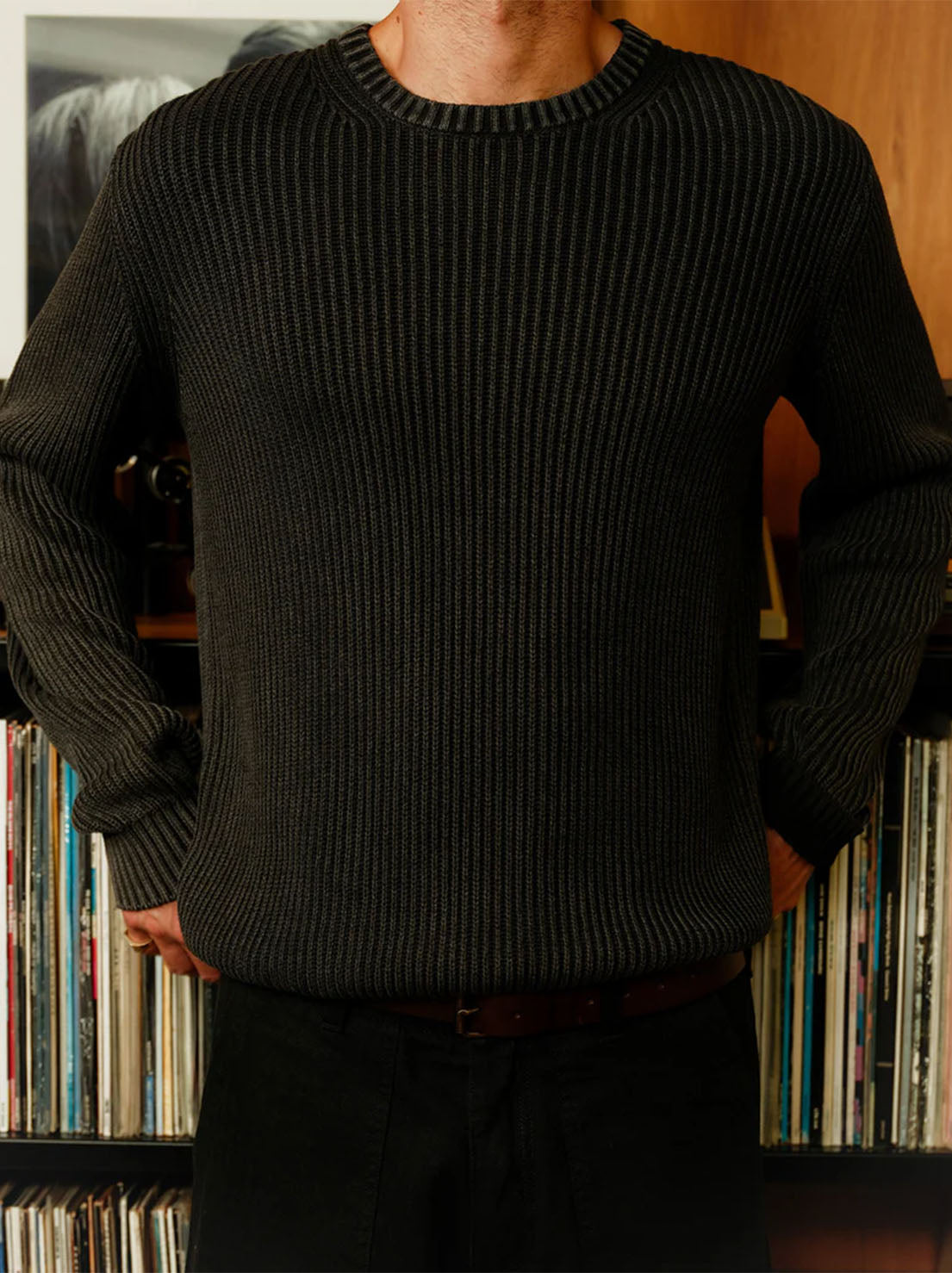 Mr Simple - Fisher Chunky Knit - Black