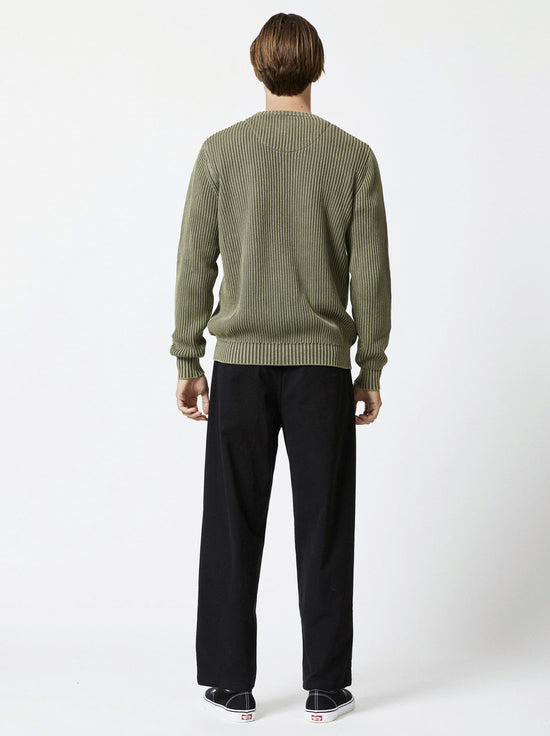 Mr Simple - Fisher Chunky Knit - Fatigue