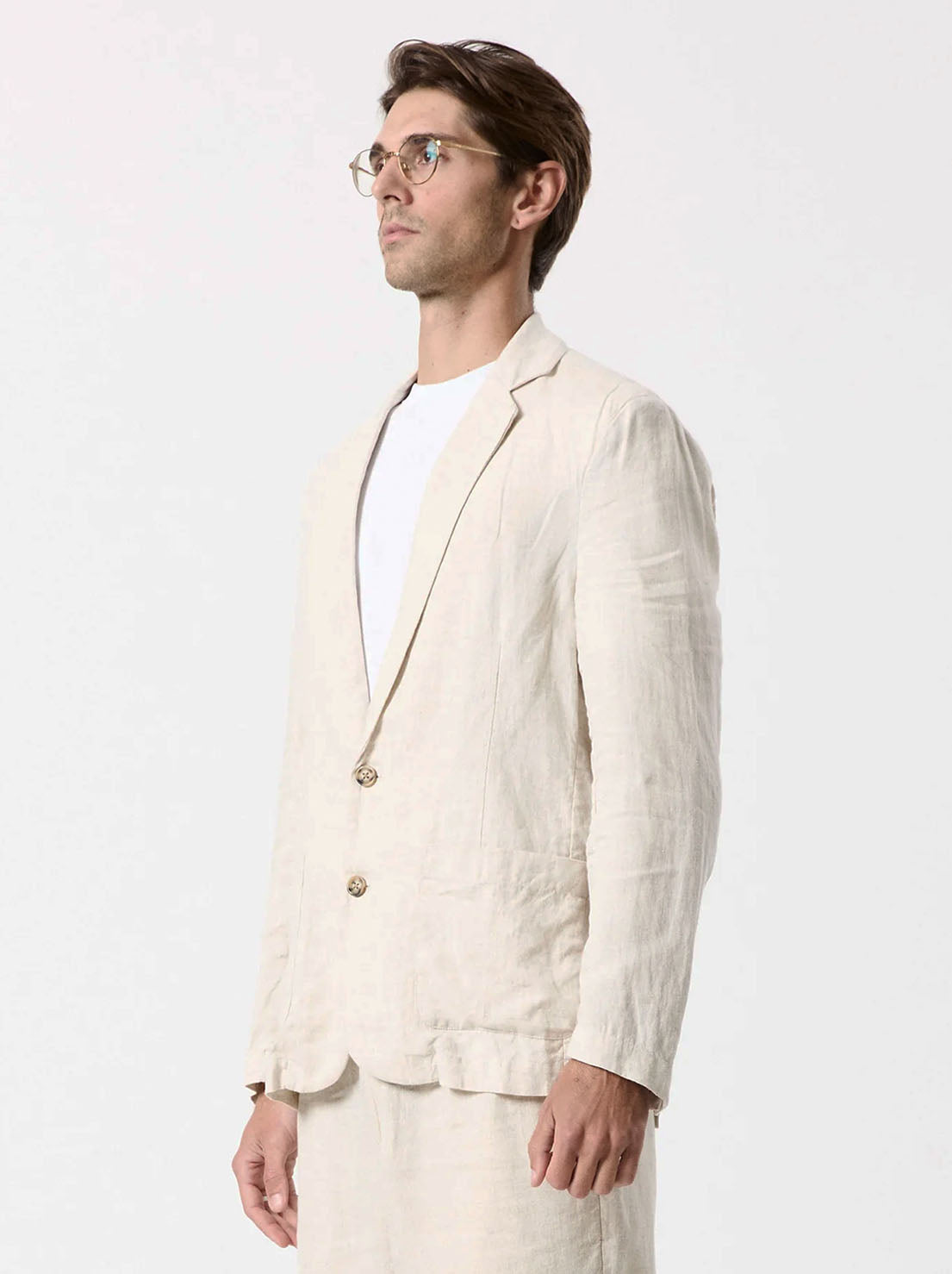 Mr Simple - Gatsby Blazer - Natural