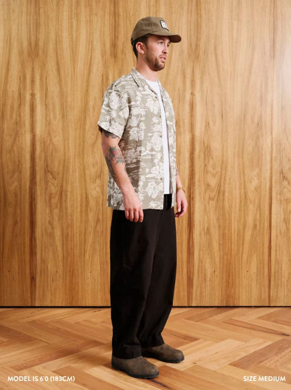 Mr Simple - Hawaiian Short Sleeve Shirt - Thyme