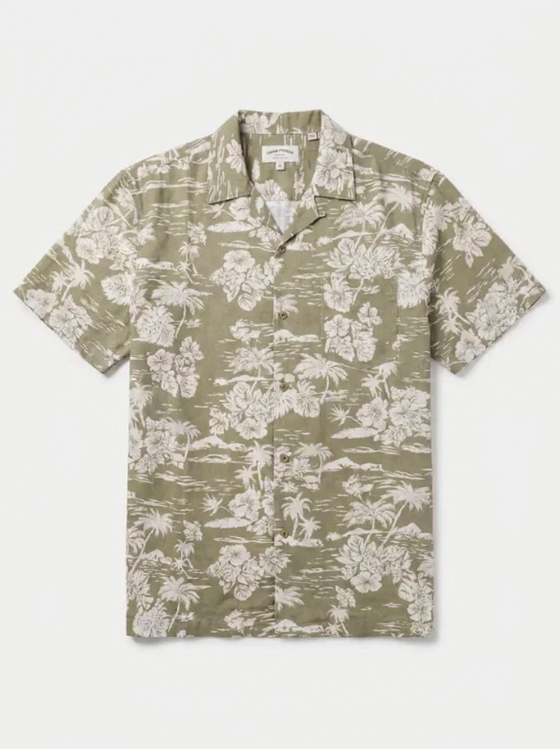 Mr Simple - Hawaiian Short Sleeve Shirt - Thyme