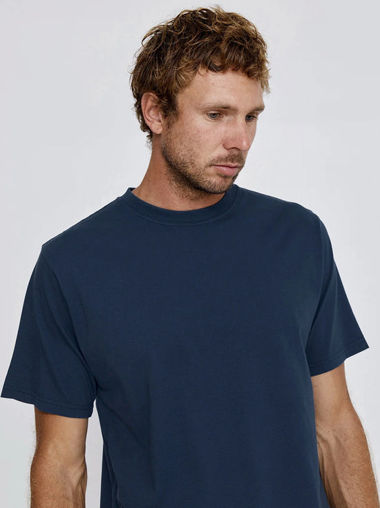 Mr Simple - Heavy Weight Tee - Navy