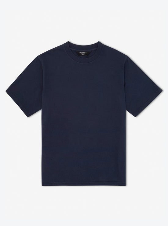 Mr Simple - Heavy Weight Tee - Navy