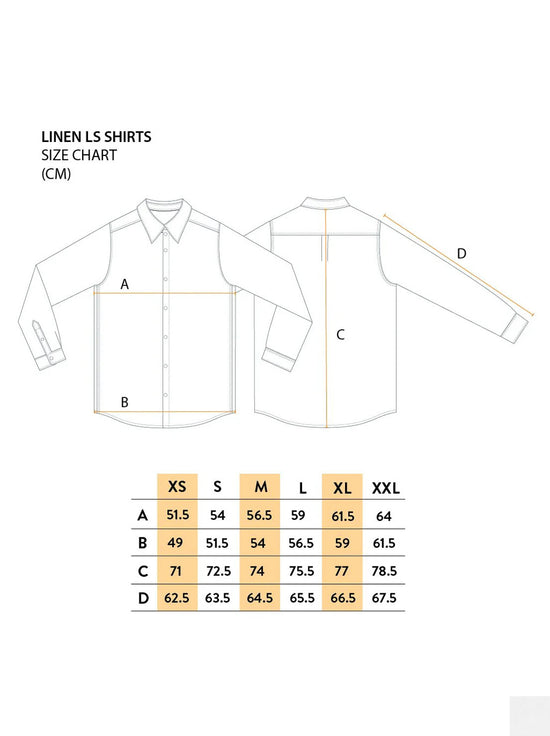 Mr Simple - Linen LS Shirt - Bronze