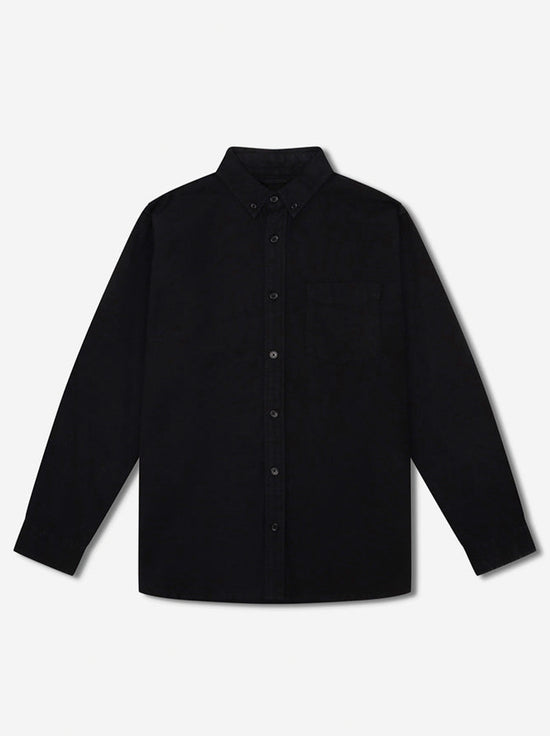 Mr Simple - Oxford LS Shirt - Black