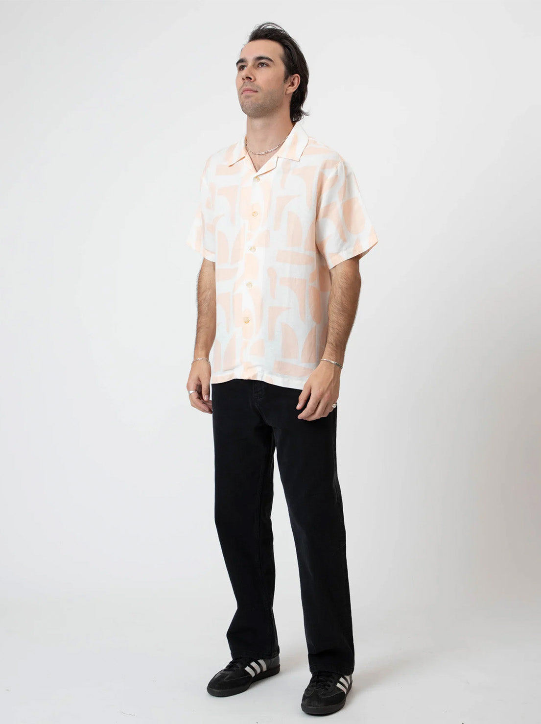 Mr Simple - Raybeam Shirt - Snow Peach