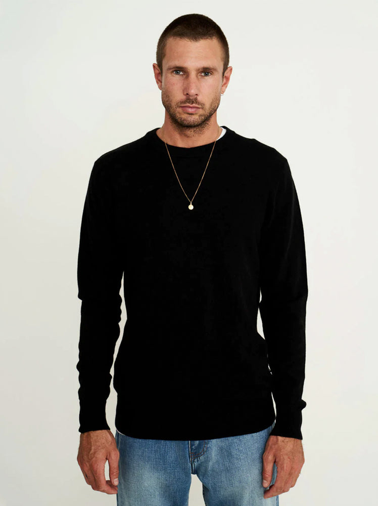 Mr Simple - Recycled Cashmere Standard Knit - Black